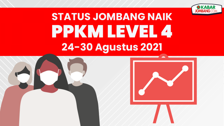 Infografis PPKM Diperpanjang Sampai 30 Agustus Jombang Naik Level 4