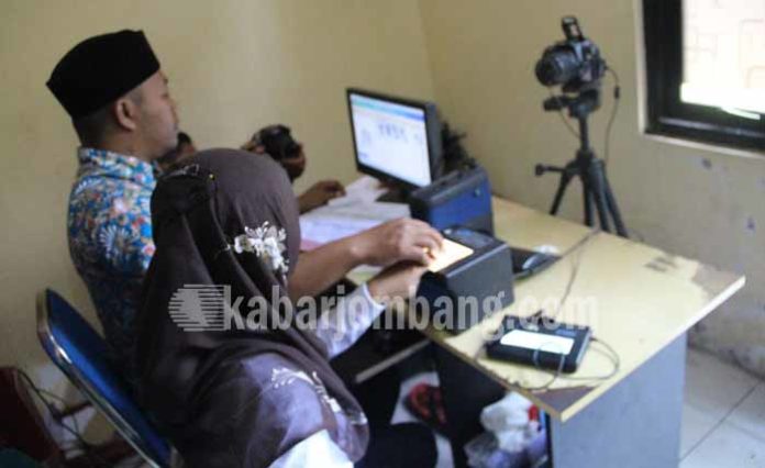perekaman KTP elektronik di Jombang