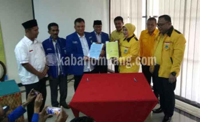 PAN Jombang teken kerjasama politik dengan Golkar
