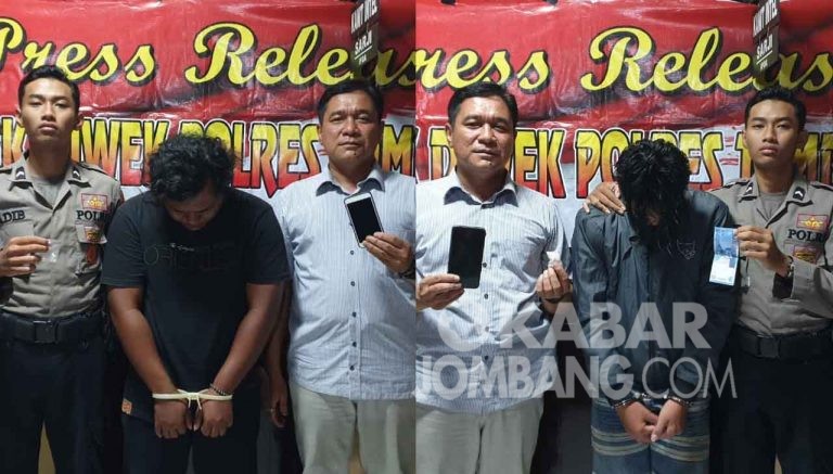 Dua Pemuda di Jombang Diciduk Polisi, Usai Beri Pil Dobel