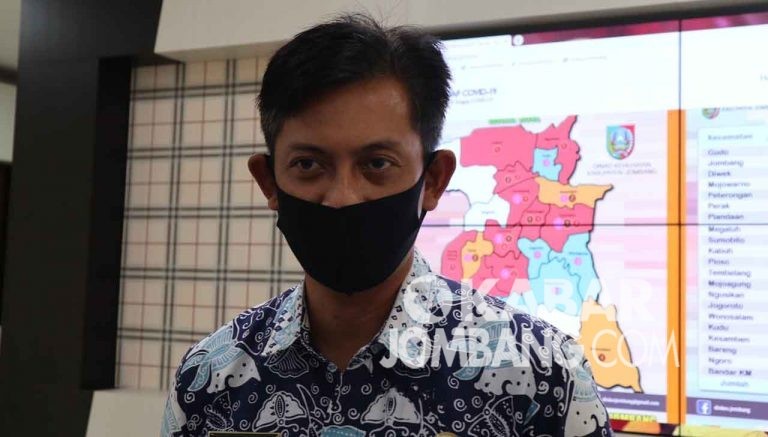 Koordinator Bidang Komunikasi Publik Satgas Penanganan Covid-19 Jombang Budi Winarno. Dok KabarJombang.com