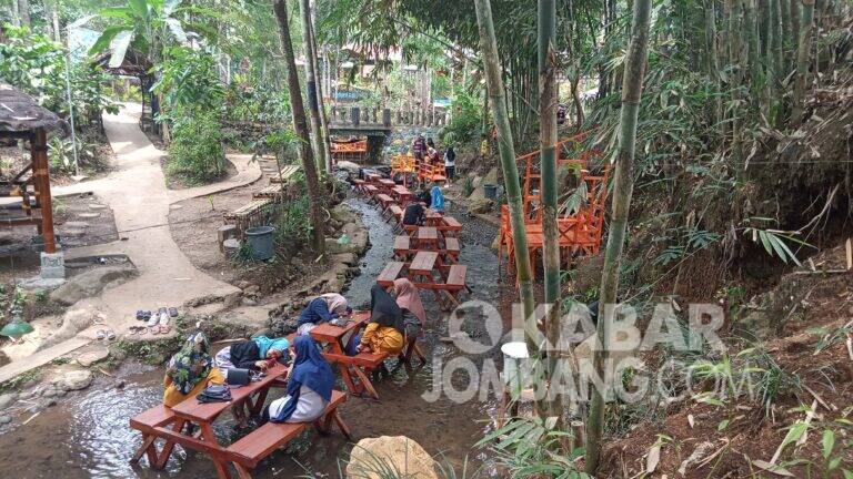 Wana Wisata Sumber Biru Wonosalam Bisa Nongkrong di 