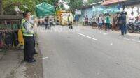 Kecelakaan beruntun di Mojowarno, Senin (18/1/2021). KabarJombang.com/Daniel Eko/