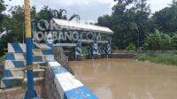 Dam Jetis Mancilan Mojoagung lokasi anak tenggelam. KabarJombang.com/Daniel Eko/