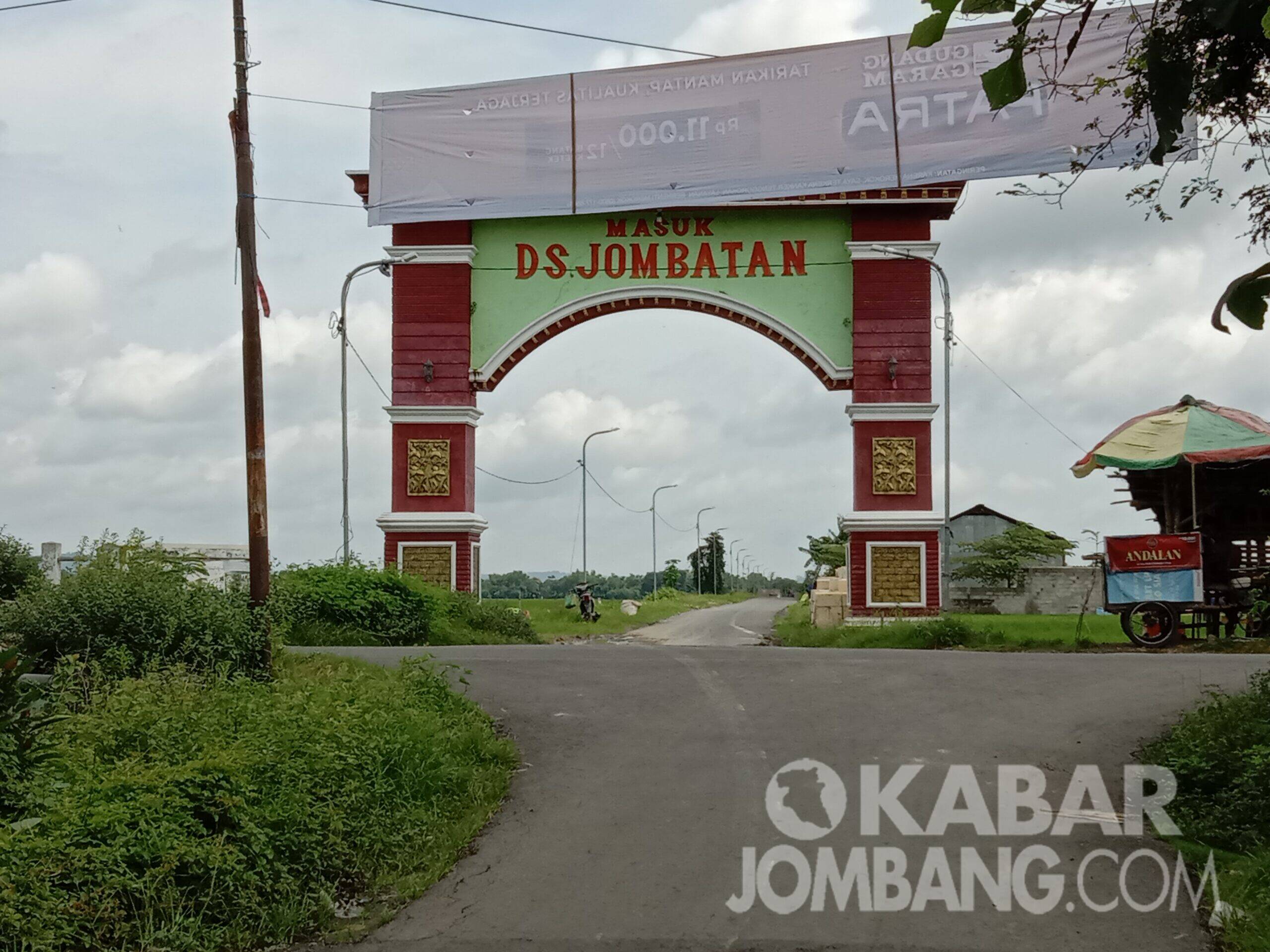 Gapura Desa Jombatan Kecamatan Kesamben Kabupaten Jombang. Kabarjombang.com/Anggraini Dwi/