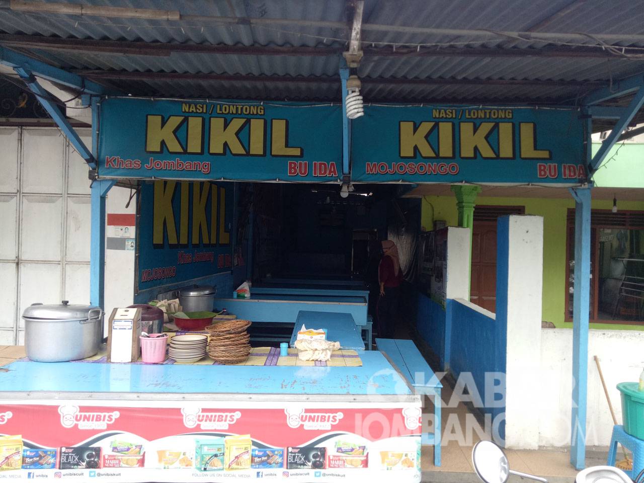 Warung nasi kikil di Mojosongo Kecamatan Diwek, Kabupaten Jombang. KabarJombang.com/Diana Kusuma Negara/