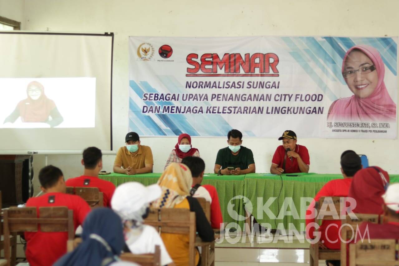 Tiap Tahun Diterjang Banjir, Politisi PDIP Ajak Pendamping Desa di Jombang Kampanye Jaga Lingkungan