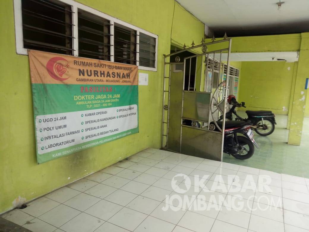 RSIA Nurhasnah Gambiran, Kecamatan Mojoagung, Kabupaten Jombang. KabarJombang.com/Slamet Wiyoto/