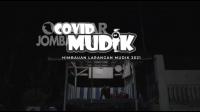 Video Unik covid mudik larangan mudik 2021 dari Satlantas Polres Jombang.