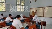 Pelaksanaan sekolah tatap muka di Kabupaten Jombang, Selasa (6/4/2021). KabarJombang.com/Anggraini Dwi/