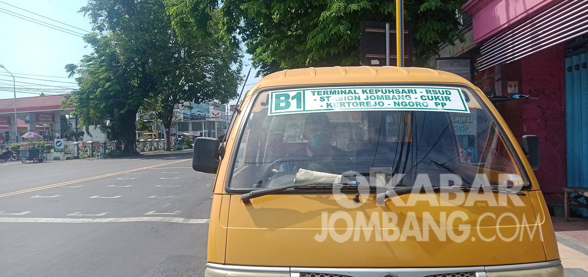 Angkutan umum di Kabupaten Jombang. KabarJombang.com/M Faiz H/