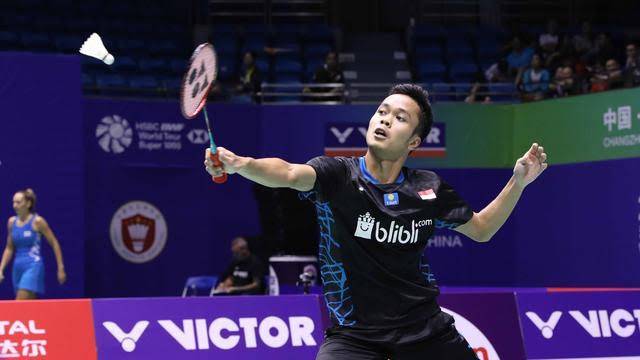 Atlet badminton tunggal putra Indonesia, Anthony Sinisuka Ginting.