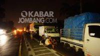 Kemacetan di ring road Mojoagung, Jombang, Selasa (13/7/2021) malam. Kabarjombang.com/M Lutfi H/