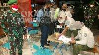 Patroli gabungan protokol kesehatan pencegahan covid-19 di Jombang.