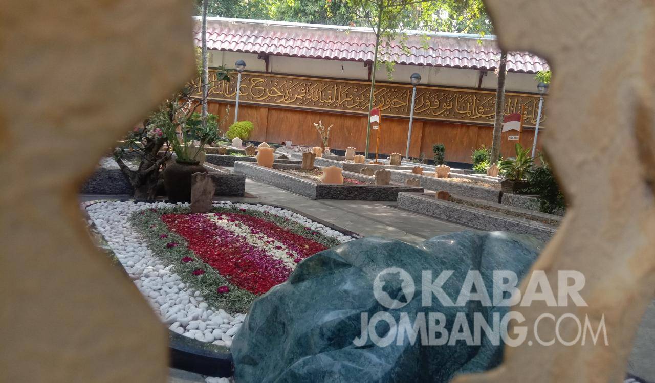 Makam KH Abdurrahman Wahid atau Gus Dur di Ponpes Tebuireng, Jombang. KabarJombang.com/M Faiz H/