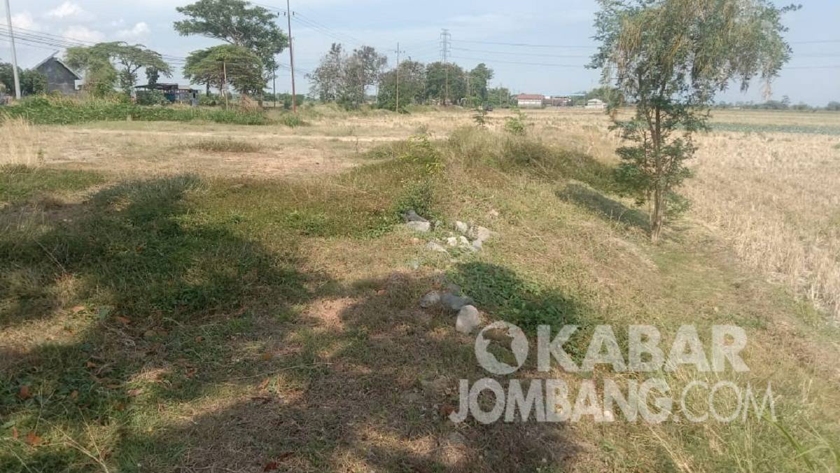 Lokasi tanah milik Desa Sentul, Kecamatan Tembelang, Kabupaten Jombang diduga bakal beralih ke perorangan. KabarJombang.com/Diana Kusuma Negara/