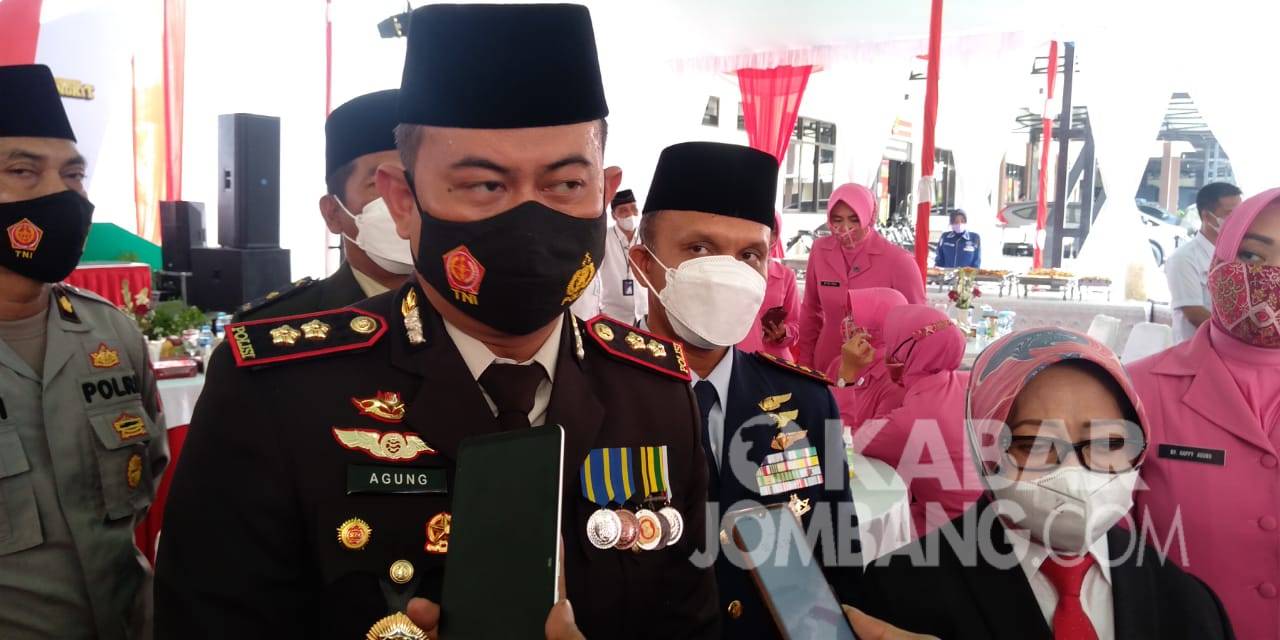 Kapolres Jombang, AKBP Agung Setyo Nugroho, Rabu (10/11/2021). KabarJombang.com/Fa'iz/