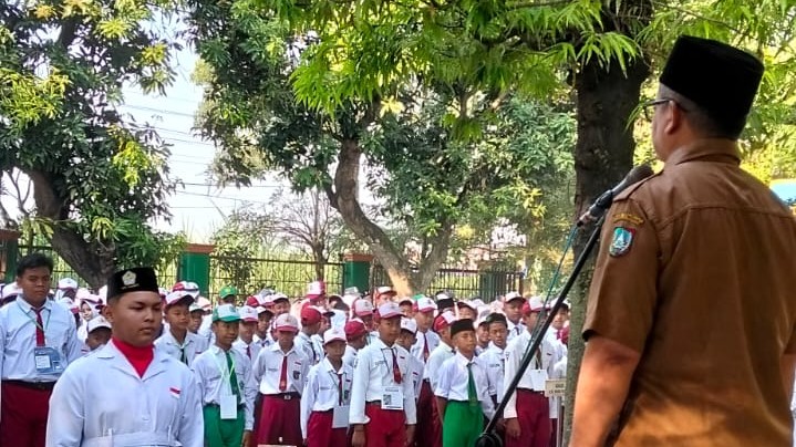 Pengarahan MPLS di SMPN 2 Sumobito