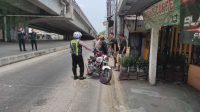 Anggota satlantas Polres Jombang Saat melaksanakan Ops Patuh Semeru